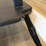 Padded Balanced Body loop attached to the carriage of an Allegro 2 Reformer